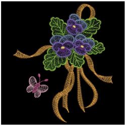 Dream of Pansy 03(Md) machine embroidery designs