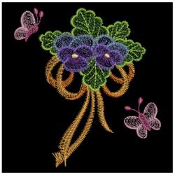 Dream of Pansy 08(Lg) machine embroidery designs