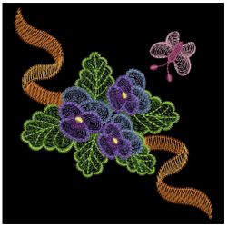 Dream of Pansy 09(Md) machine embroidery designs