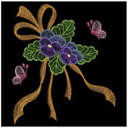 Dream of Pansy 11(Md) machine embroidery designs