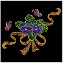 Dream of Pansy 12(Md) machine embroidery designs