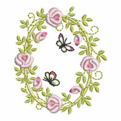 Heirloom Rose Alphabets 15 machine embroidery designs