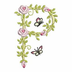 Heirloom Rose Alphabets 16