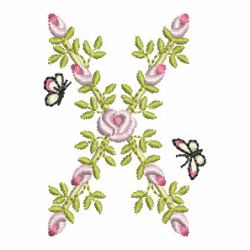 Heirloom Rose Alphabets 24