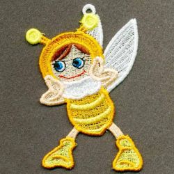 FSL Cute Bee 02 machine embroidery designs
