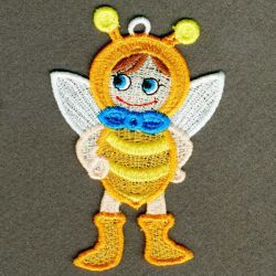 FSL Cute Bee 07 machine embroidery designs