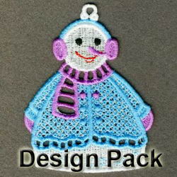 FSL Cute Snowman machine embroidery designs