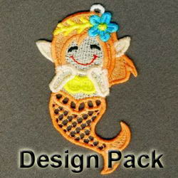 FSL Mermaid machine embroidery designs