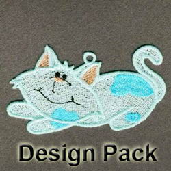 FSL Lazy Cats machine embroidery designs
