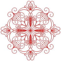 Redwork Fancy Quilt 04