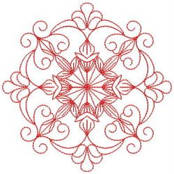 Redwork Fancy Quilt 05