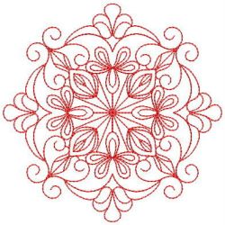 Redwork Fancy Quilt 06