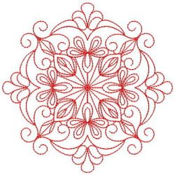 Redwork Fancy Quilt 06