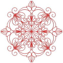 Redwork Fancy Quilt 07