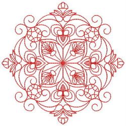 Redwork Fancy Quilt 10