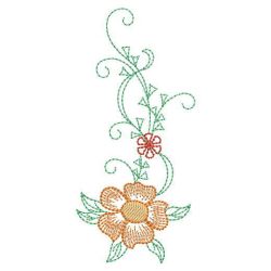 Vintage Elegant Flowers 01 machine embroidery designs
