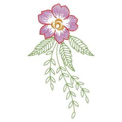 Vintage Elegant Flowers 06 machine embroidery designs