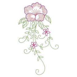 Vintage Elegant Flowers 08 machine embroidery designs