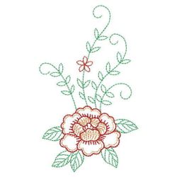 Vintage Elegant Flowers 09 machine embroidery designs