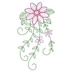 Vintage Elegant Flowers 10 machine embroidery designs