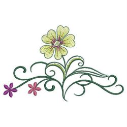 Decorative Flowers 03 machine embroidery designs