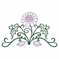 Decorative Flowers 06 machine embroidery designs