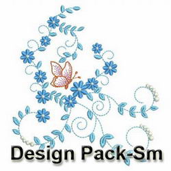 Heirloom Flowers machine embroidery designs