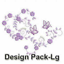 Heirloom Flowers machine embroidery designs