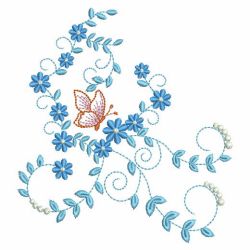 Heirloom Flowers 05 machine embroidery designs