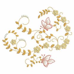 Heirloom Flowers 09 machine embroidery designs