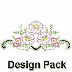 Cutwork Floral Borders machine embroidery designs