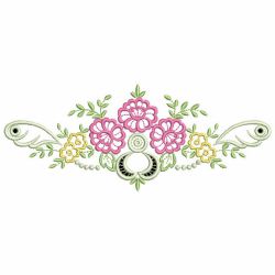 Cutwork Floral Borders 01 machine embroidery designs