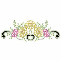 Cutwork Floral Borders 02 machine embroidery designs