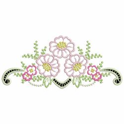 Cutwork Floral Borders 03 machine embroidery designs