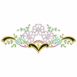 Cutwork Floral Borders 04 machine embroidery designs