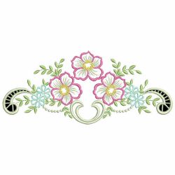 Cutwork Floral Borders 06 machine embroidery designs