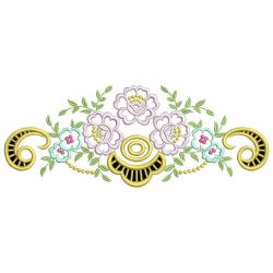 Cutwork Floral Borders 07 machine embroidery designs