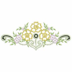 Cutwork Floral Borders 08