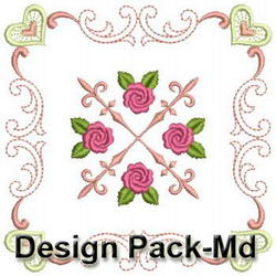 Combined Rose Quilt 2 machine embroidery designs