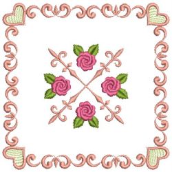 Combined Rose Quilt 2 11 machine embroidery designs