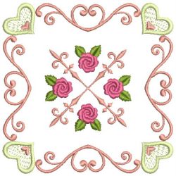 Combined Rose Quilt 2 14 machine embroidery designs