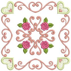 Combined Rose Quilt 2 15 machine embroidery designs