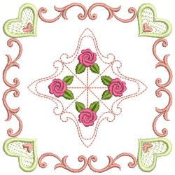 Combined Rose Quilt 3 05 machine embroidery designs