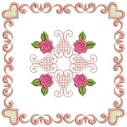 Combined Rose Quilt 3 10 machine embroidery designs