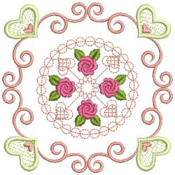Combined Rose Quilt 3 18 machine embroidery designs