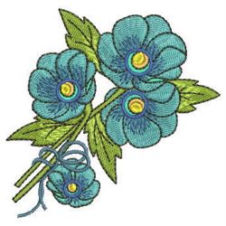 Decorative Floral Bouquets 07 machine embroidery designs