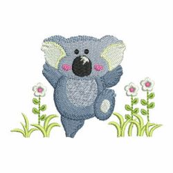 Cute Koala Bear 06 machine embroidery designs