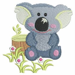 Cute Koala Bear 08 machine embroidery designs