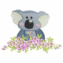 Cute Koala Bear 09 machine embroidery designs