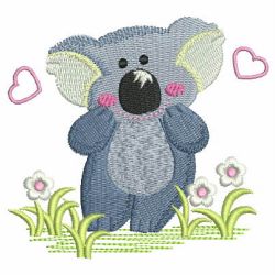 Cute Koala Bear 10 machine embroidery designs